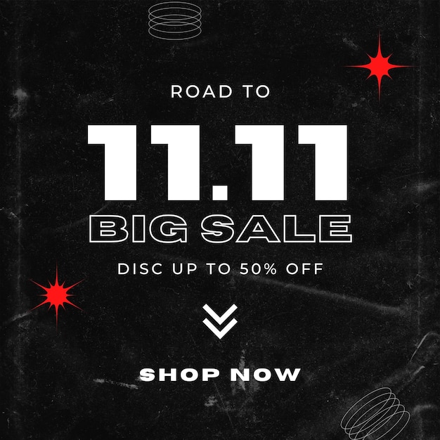 11 11 sale Template