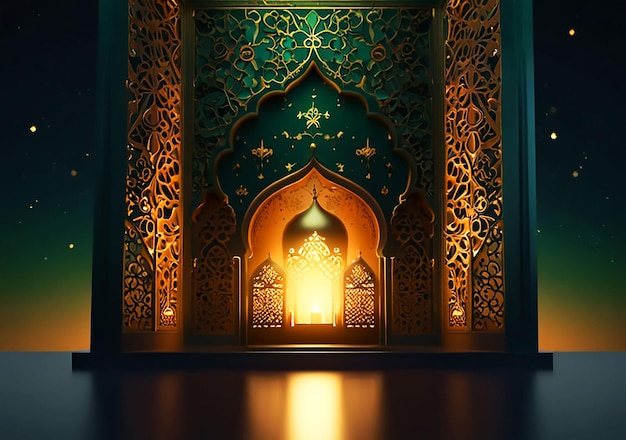 12 Rabi ul Awal Eid Milad un Nabi Islamic background Image