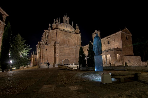 The 16th century church of IglesiaConvento de San Esteban in the city of Salamanca in the CastillayLeon region of central Spain