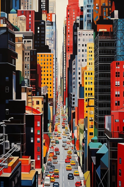 1970s New York City photorealistic abstract artwork