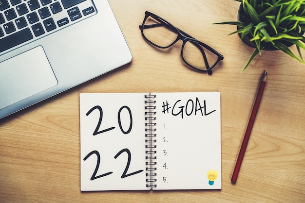 2022 Happy New Year Resolution Goal List and Plans Setting