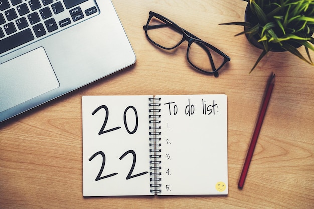 2022 Happy New Year Resolution Goal List and Plans Setting