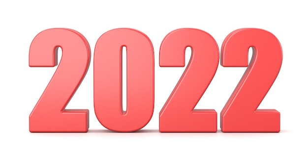 2022 Year Number Text