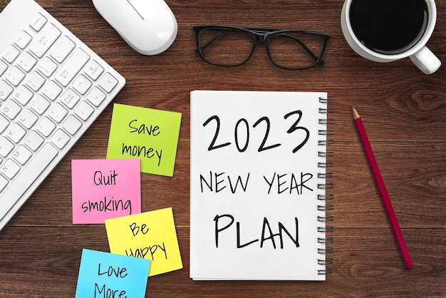 2023 Happy New Year Resolution Goal List and Plans Setting