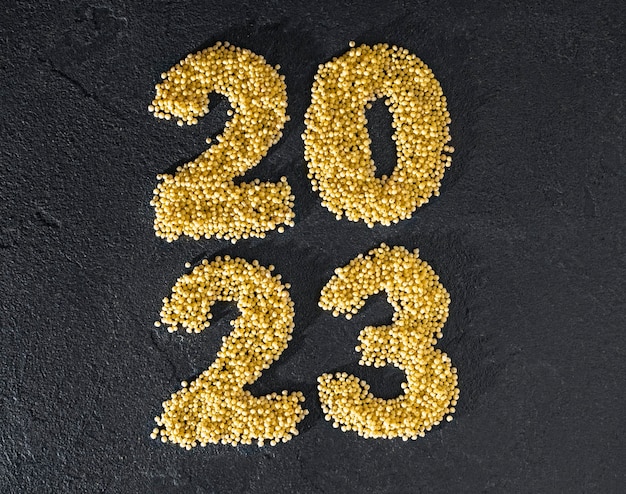 2023 year with millets cereal Creative International Year of Millets Concept