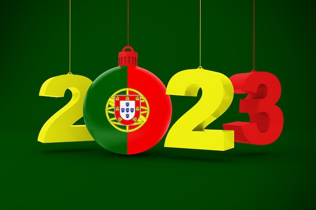 2023 Year With Portugal Flag