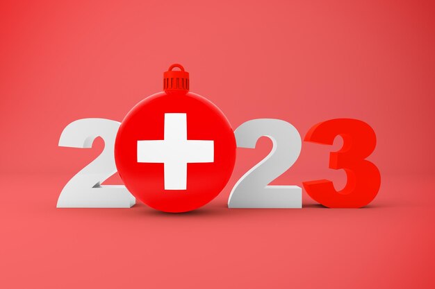 2023 Year With Switzerland Ornament