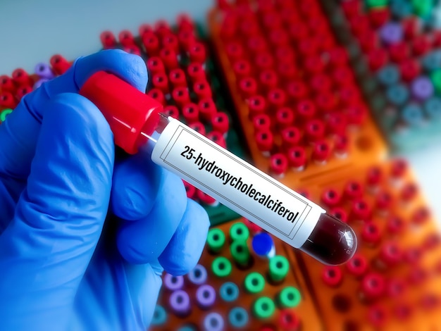 25-hydroxycholecalciferol test, also known as 5-hydroxyvitamin D, calcifediol or calcidiol test