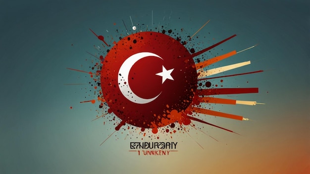 Photo 29 ekim cumhuriyet bayram1 kutlu olsun republic day turkey vector design illustration