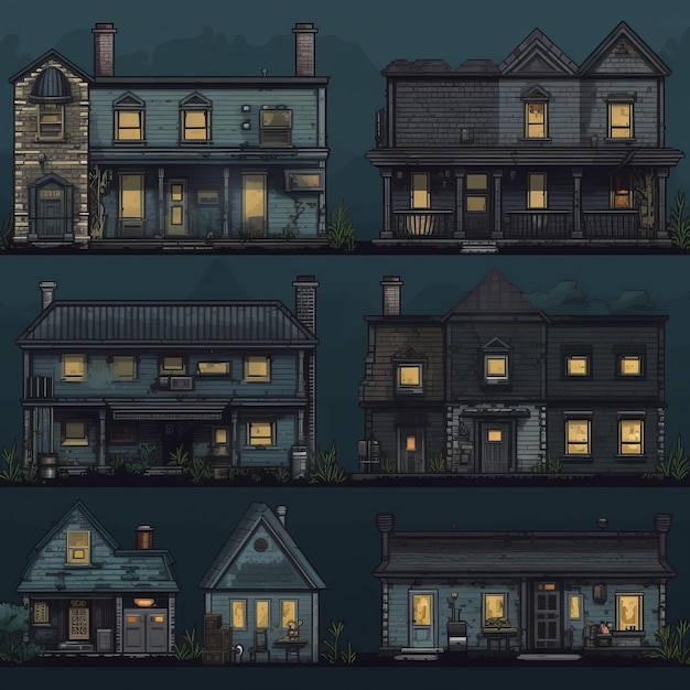 2d Game Assets For Resident Evil Style Platform Game