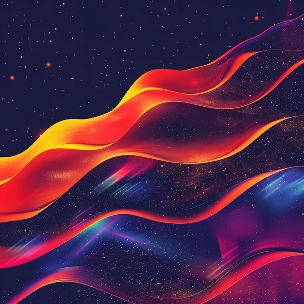 2d graphic colorful wallpaper with grainy gradients