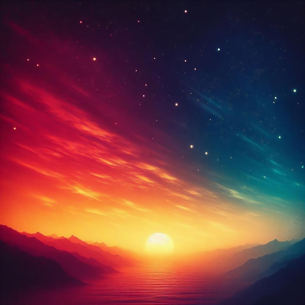 2d graphic colorful wallpaper with grainy gradients