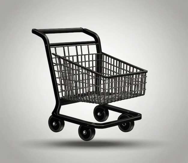 2D Trolley cart miniature drop icon