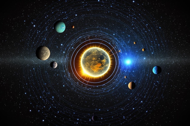 A 360 degree look at the solar system and beyond Perspective of the sun and stars