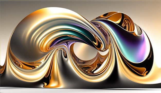 3d abstract and background Colorful Waves wallpapers