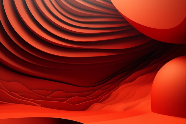 3D abstract background Generative Ai