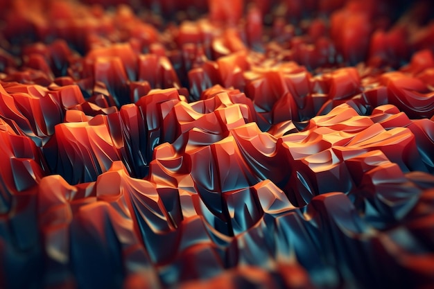 3D abstract background Generative Ai