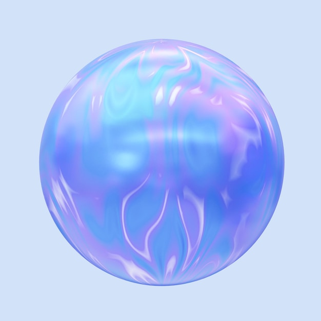 3d abstract ball element