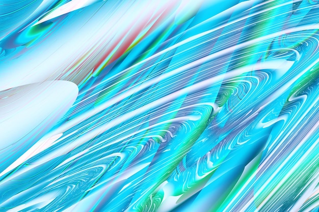 3D Abstract fractal background