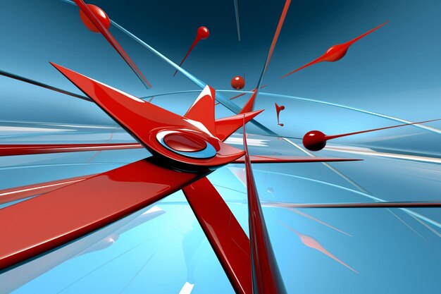 Photo 3d abstract images background and copy space