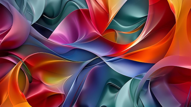 3d abstract modern wave liquid desktop background wallpaper banner