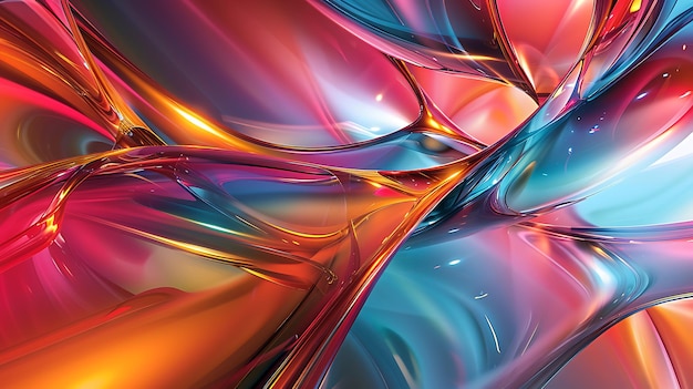 3d abstract modern wave liquid desktop background wallpaper banner