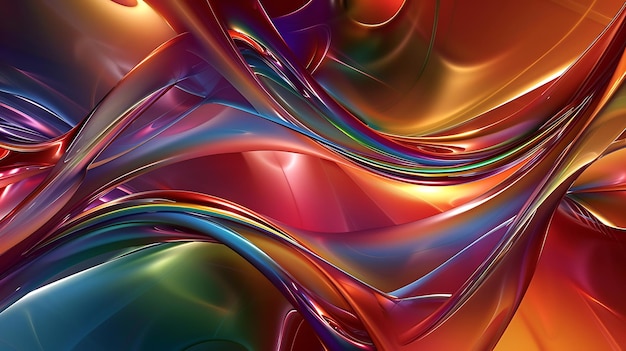 3d abstract modern wave liquid desktop background wallpaper banner