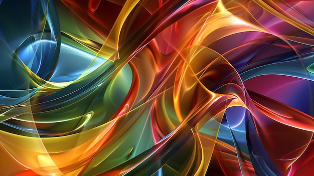 3d abstract modern wave liquid desktop background wallpaper banner