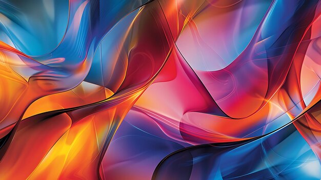 3d abstract modern wave liquid desktop background wallpaper banner