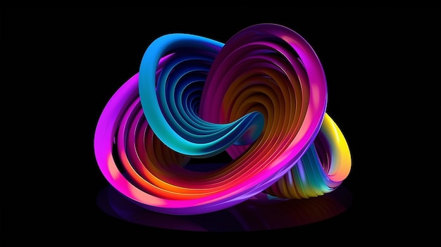 3d abstract multi color smoke background designs