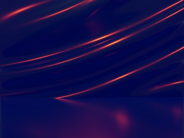 3D abstract wave background