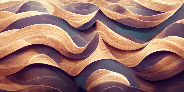 3d abstract wave pattern background. Digital Illustration, texture.