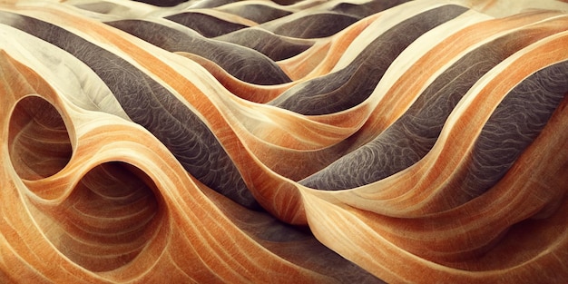 3d abstract wave pattern background. Digital Illustration, texture.