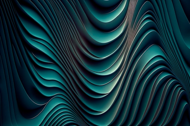 3d abstract wave pattern background