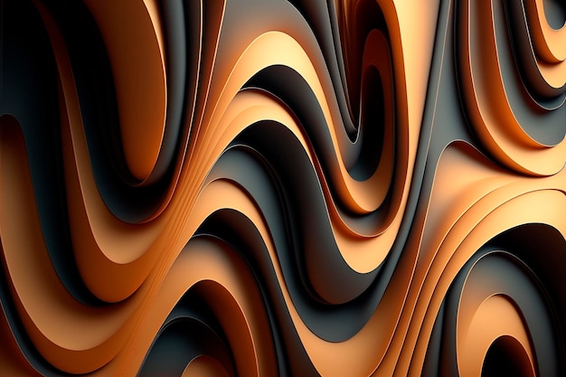 3d abstract wave pattern background