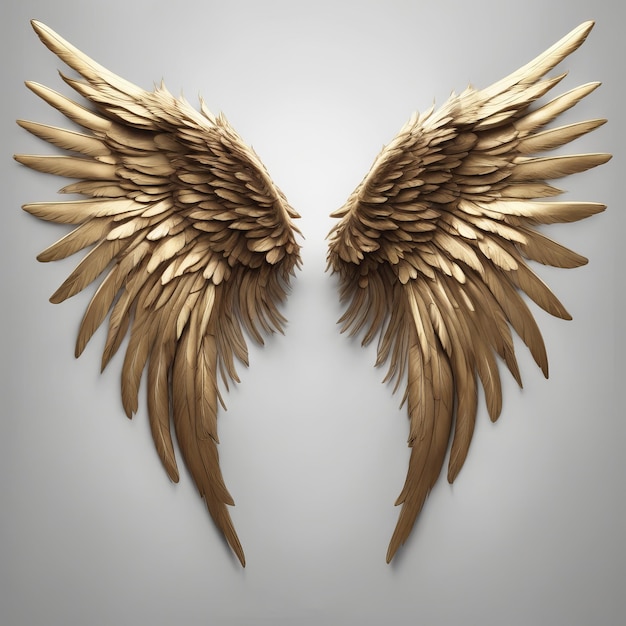 3D Angel wings set