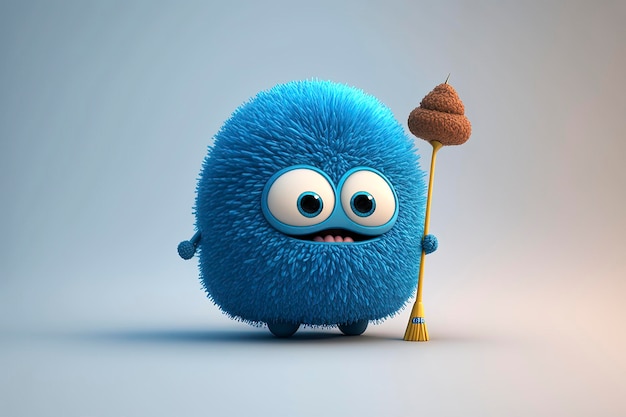 3d animated character, llustration for children, creative ai