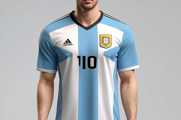 3D Argentina football jersey