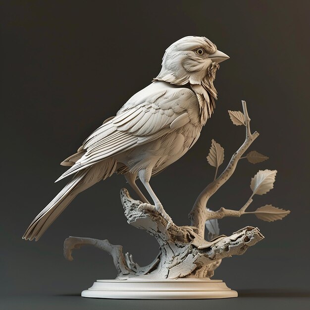 Photo 3d art of birds