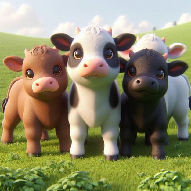 3d assets calf