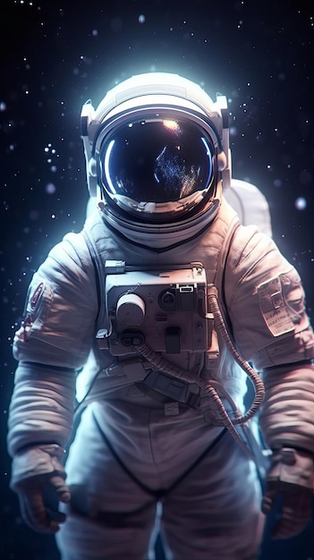 3D astronaut stylization Generative AI