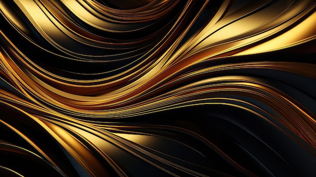 3d background luxury gold design