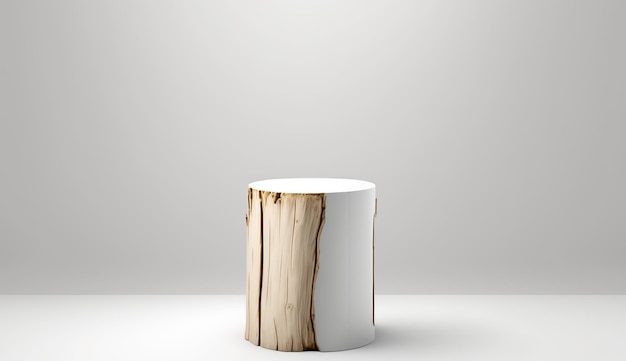 3D background for showcasing modern luxury and fashion products on wooden podium Ai Generated