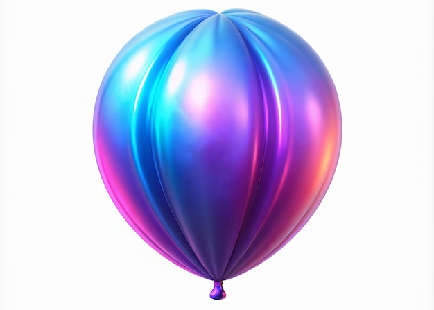 Photo 3d balloonlike effect illustration with a puffedout inflated appearance