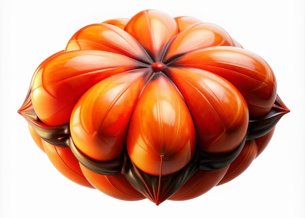 3D balloonlike effect illustration with a puffedout inflated appearance