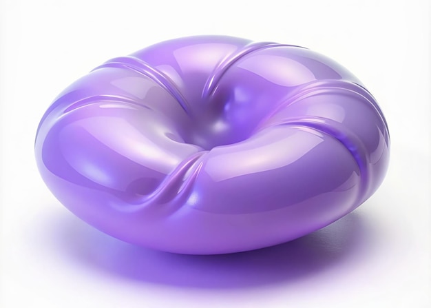 3D balloonlike effect illustration with a puffedout inflated appearance