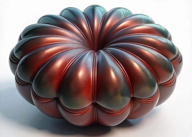 3D balloonlike effect illustration with a puffedout inflated appearance