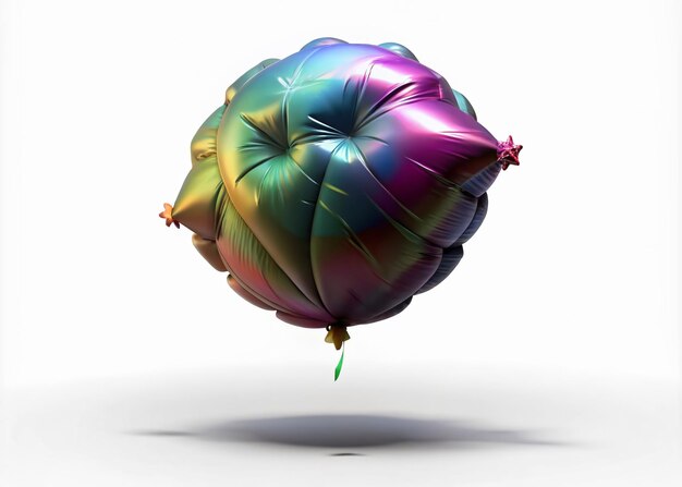 3D balloonlike effect illustration with a puffedout inflated appearance