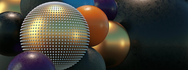 3d balls panoramic