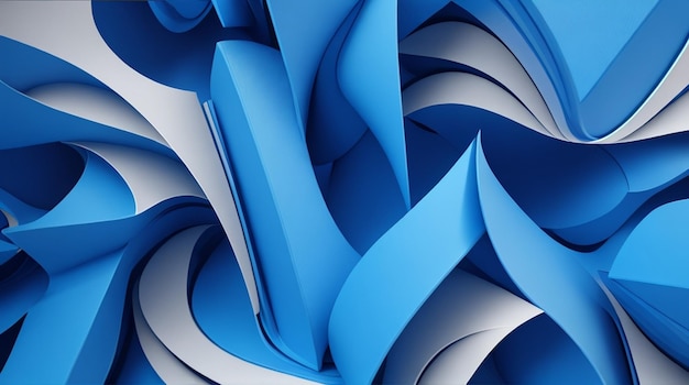 3D Blue abstract background